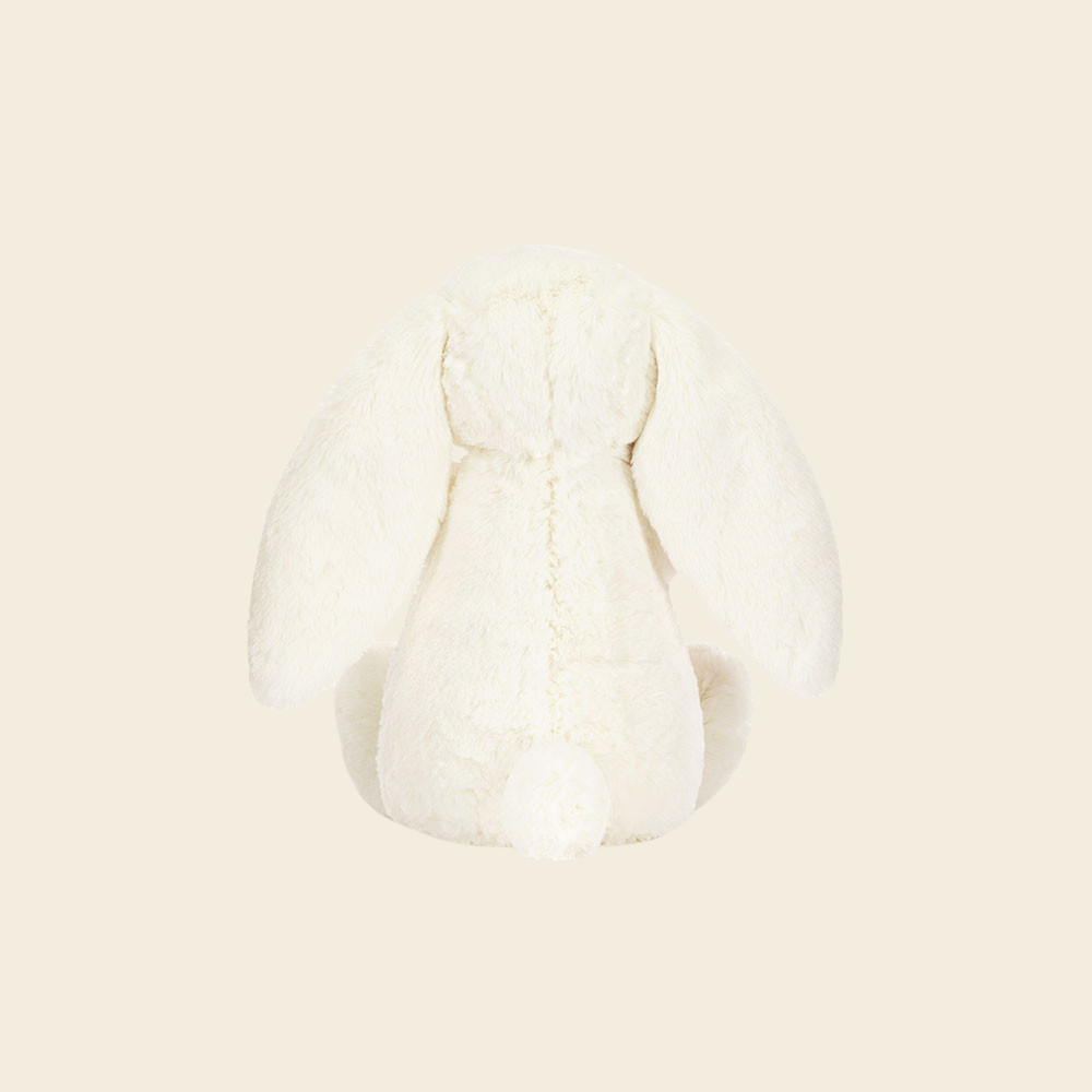 Cream Bunny with Rose