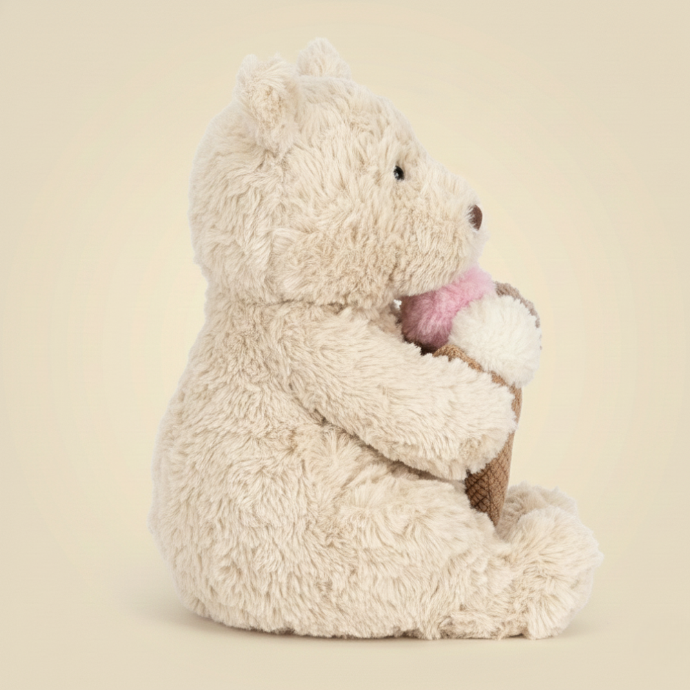 Oatus Bear With Ice Cream