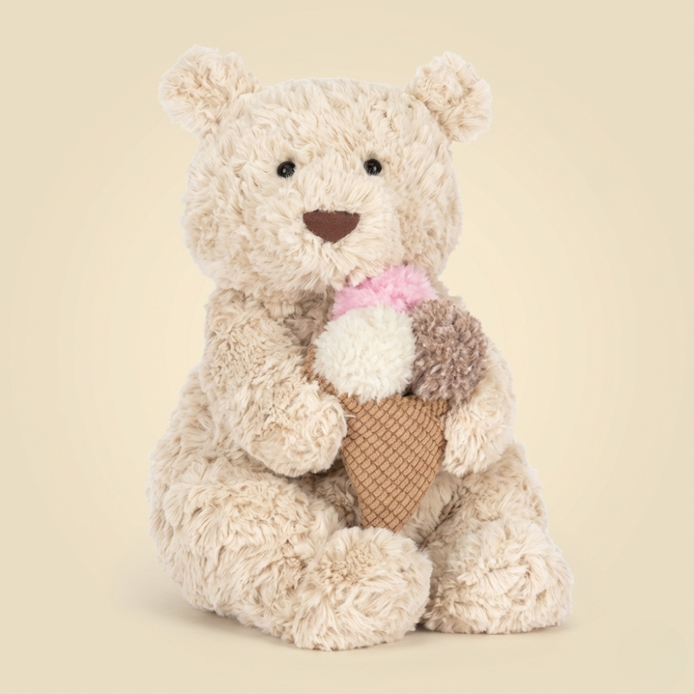 Oatus Bear With Ice Cream