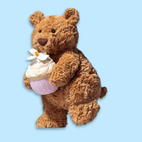 Bartholomew Bear Magnolia Cupcake