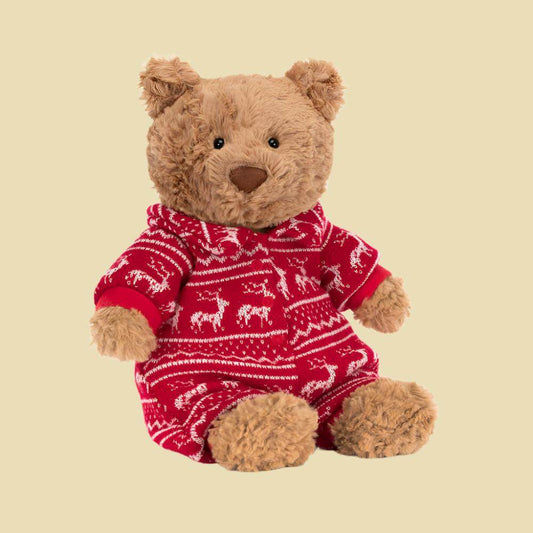 Bartholomew Bear Winter Pyjamas