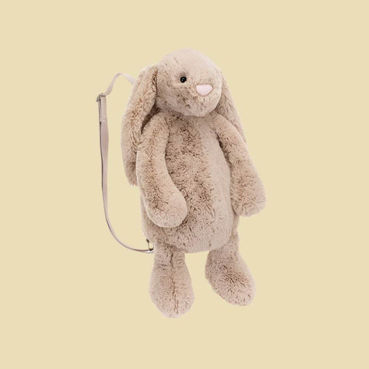 Bashful Beige Bunny Backpack