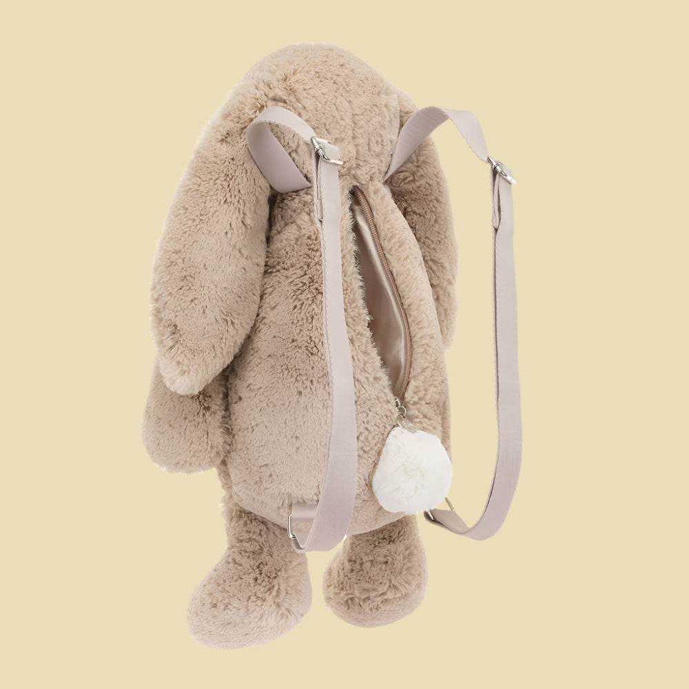 Bashful Beige Bunny Backpack