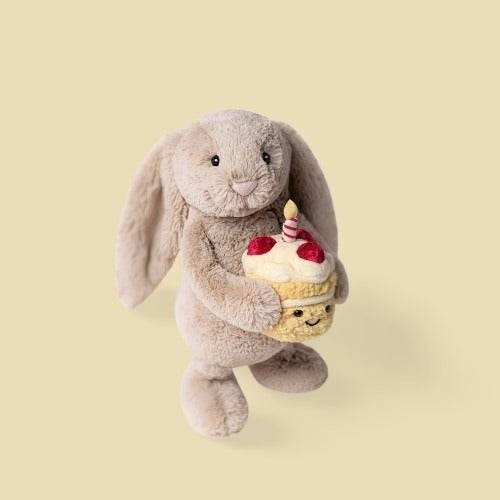 Bashful Beige Bunny 'Birthday'