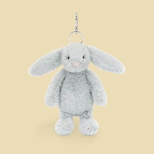 Bashful Silver Bunny Bag Charm