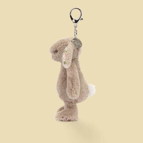 Blossom Beige Bunny 'Petal' Bag Charm
