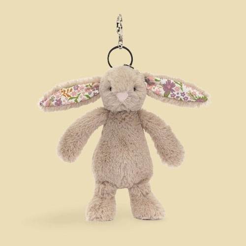 Blossom Beige Bunny 'Petal' Bag Charm