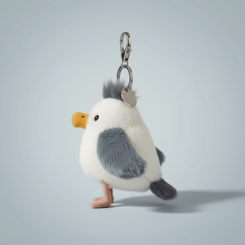 Chip Seagull Bag Charm