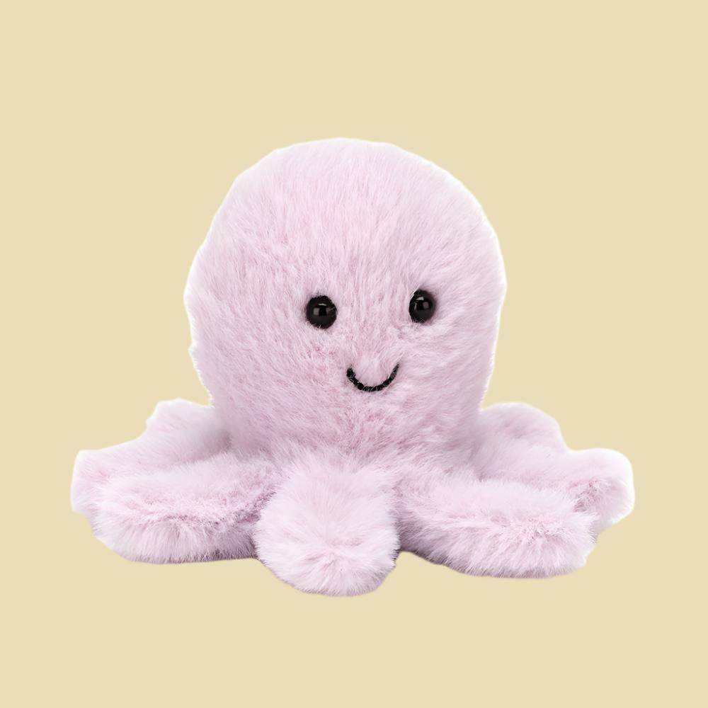 Fluffy Octopus Bag Charm