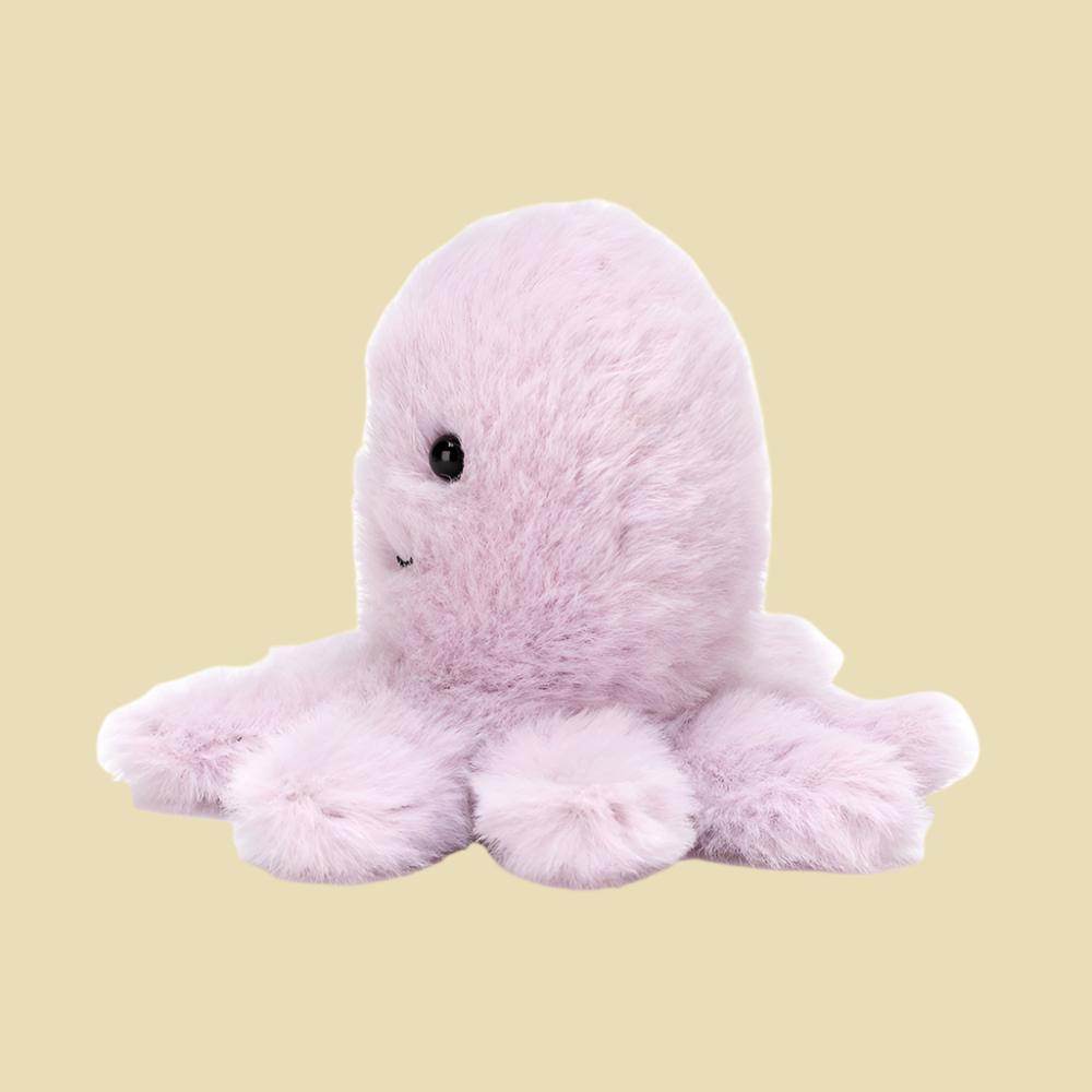 Fluffy Octopus Bag Charm