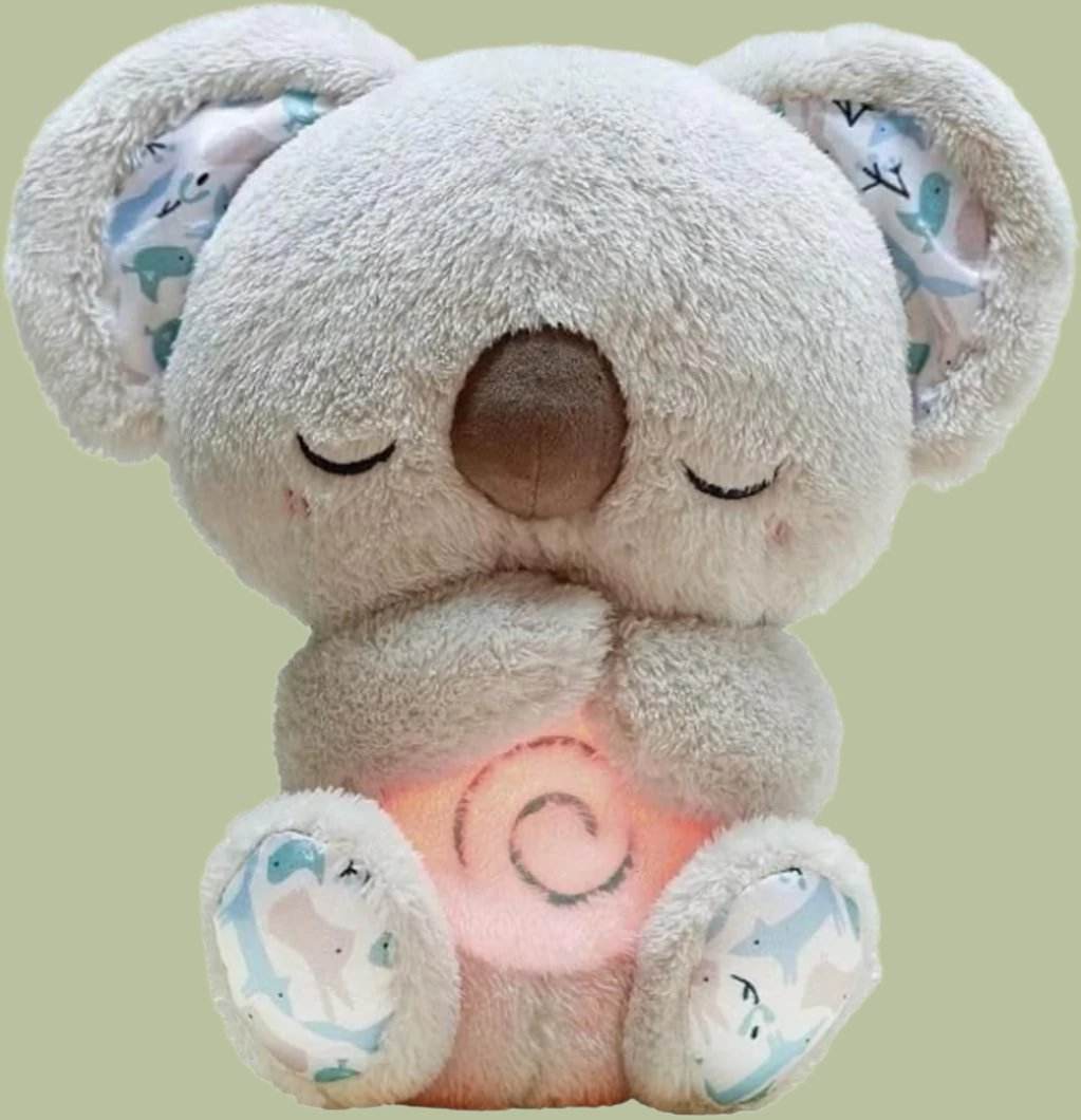 Soothe 'n Snuggle Koala Portable Plush Breathing Motion Sound Companion
